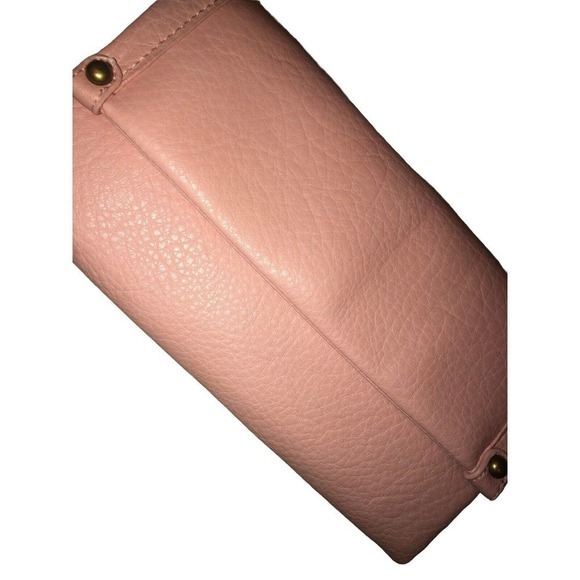 𝅺time and Tru Light Pink w Gold‎ Accent Farrah Flap Front Soft Wallet NWT - Picture 2 of 8